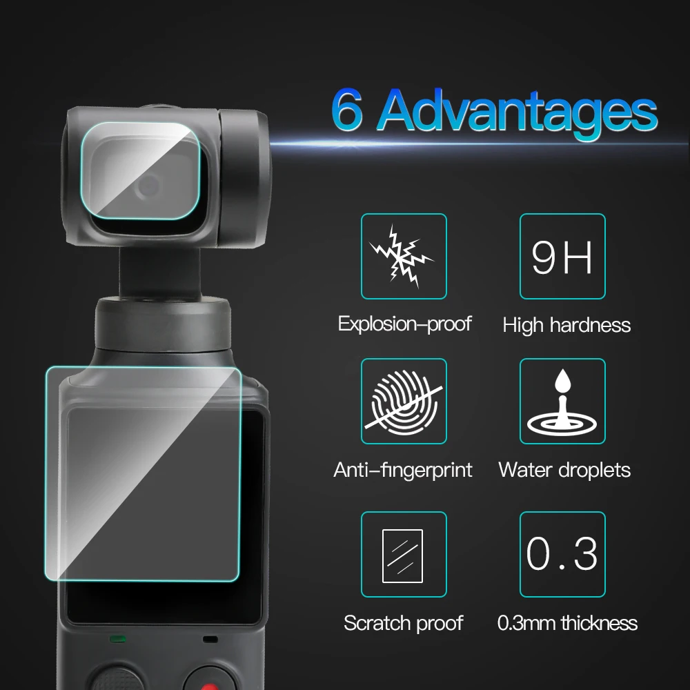 Защитная пленка для экрана объектива FIMI ручной шарнирный держатель камеры с