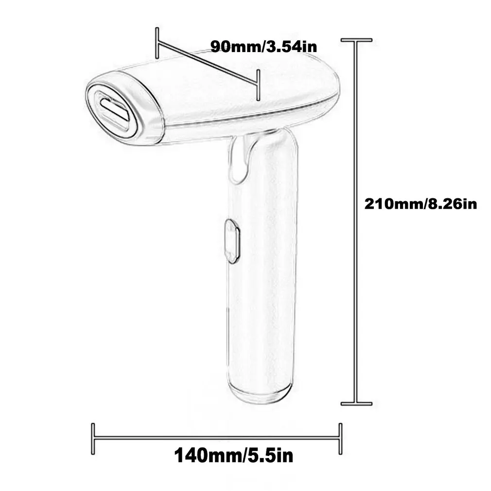 

Folding Laser Hair Removal Apparatus IPL Pulse Unisex Painless Shaving Hair Home Beauty Photon Skin Rejuvenation Epilator