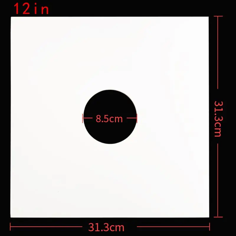 Drop 10 шт. антистатические жесткие бумажные внутренние рукава Поликлиновые