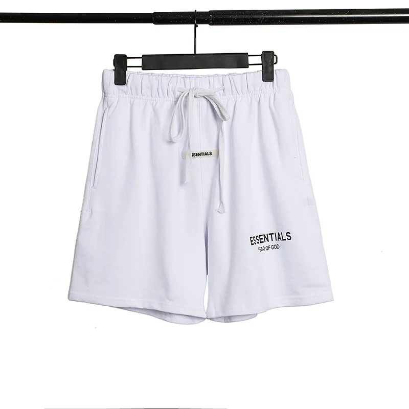 

Season 6 fog double line shorts black reflective white reflective apricot reflective grey embroidery camel embroidery