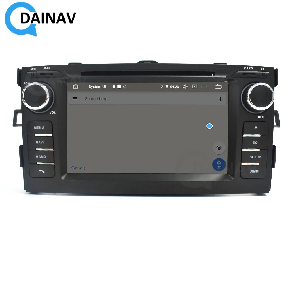 2din Android 10 0 автомобильный Радио мультимедийный плеер для TOYOTA AURIS 2008-2011 аудио DVD