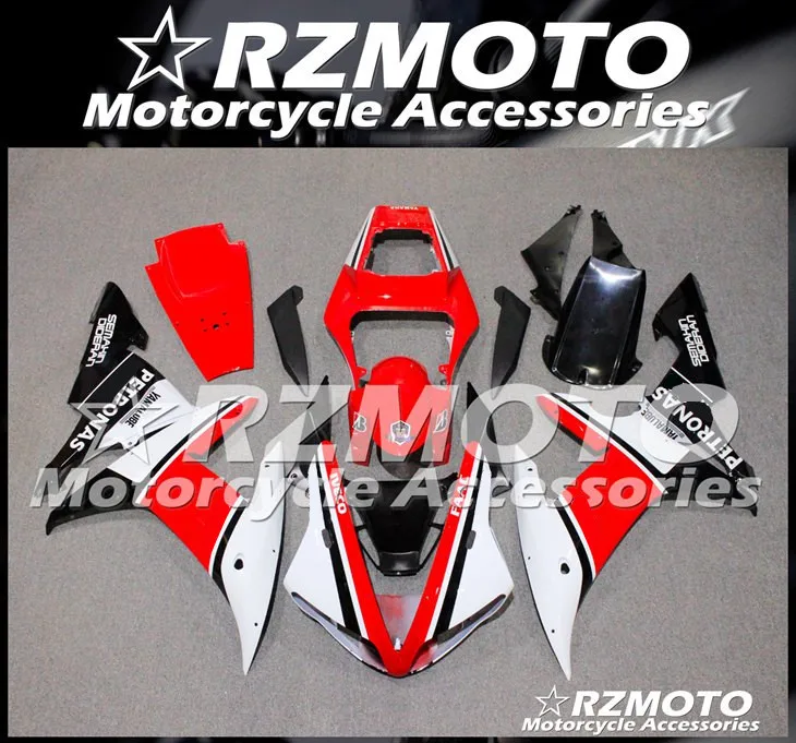 

Впрыска Новый ABS мотоцикл весь обтекатель комплект подходит для YAMAHA YZF-R1 2004 2005 2006 04 05 06 R1 обтекатель набор холодный красный белый