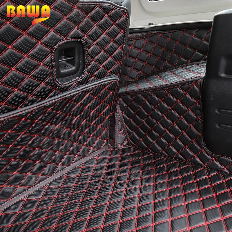 Напольный коврик BAWA для Jeep Wrangler JL 4 двери водонепроницаемый напольный багажника