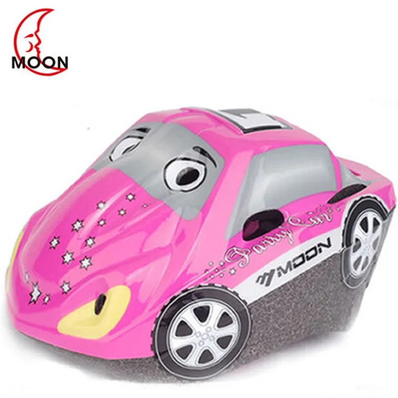 MOON Cartoon Car Bike шлем профессиональный Сверхлегкий скейтборд спорт Детская