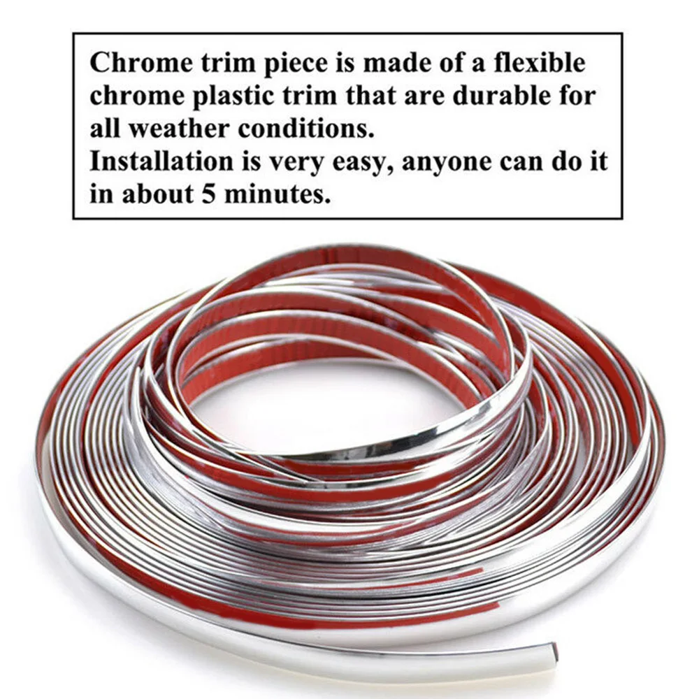 Серебряная Автомобильная декоративная лента из ПВХ запчасти для замены