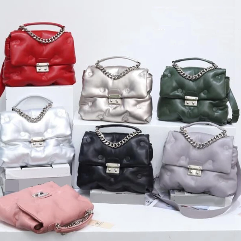 

Ladies Cotton Down Bag Fashion Messenger Bag Handbag Soft Space Cotton One Shoulder Handbag