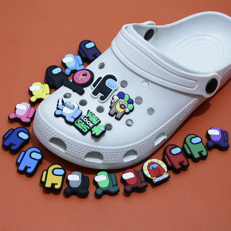 

A Single Sale Of Kinds Of Game Character PVC Shoes Charm, Shoe Accessories, Cute Decorations That Children Of Croc Jibz Like