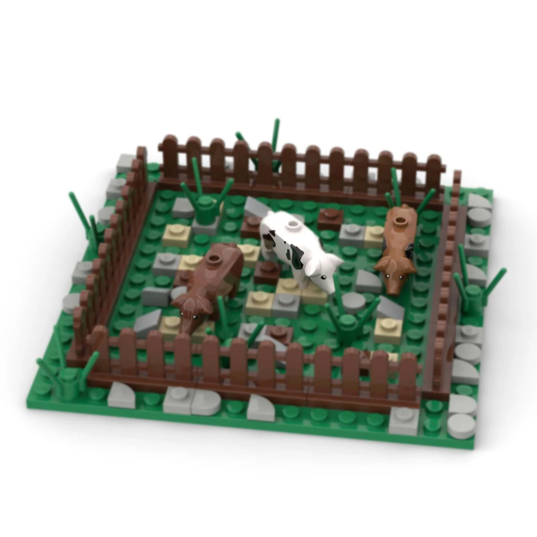 

82 шт., Детский конструктор MOC 16x16