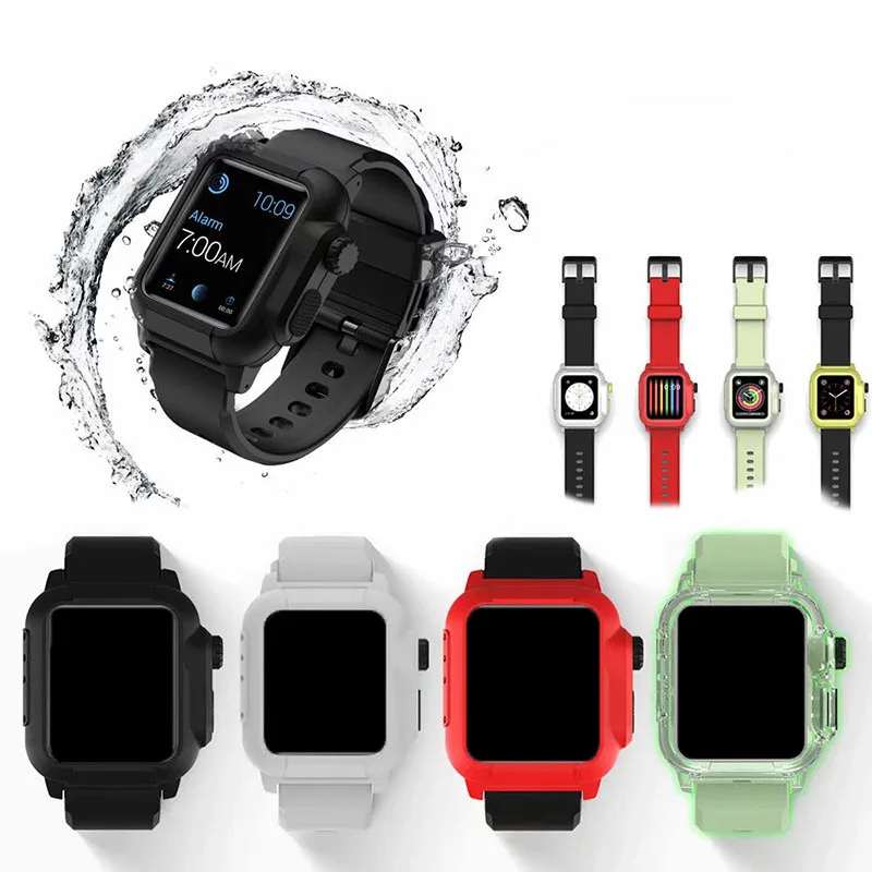 Ремешок силиконовый для Apple Watch 42 мм водонепроницаемый сменный Браслет часов