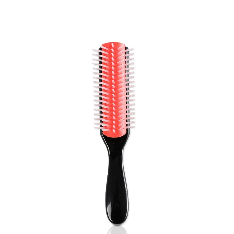 Detachable Hair Comb 9-Row Detangling Brush Salon Styling Hairbrush Straight Curly Wet Scalp Massage Women | Красота и здоровье