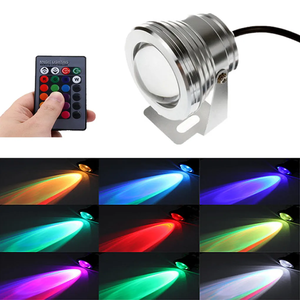Водонепроницаемые светодиодсветодиодный RGB лампы для бассейна 12 В 10 Вт|pool lamp|fountain