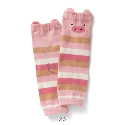 Детская грелка для ног с рисунком животных хлопковые гетры малышей наколенники |