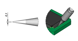 

Оригинальные наконечники для пайки JBC C210-020 конический картридж