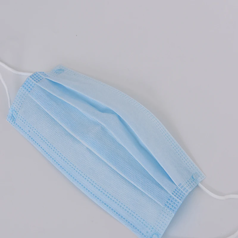 Классическая синяя унисекс противовирусная бактериальная маска для лица 100 шт.