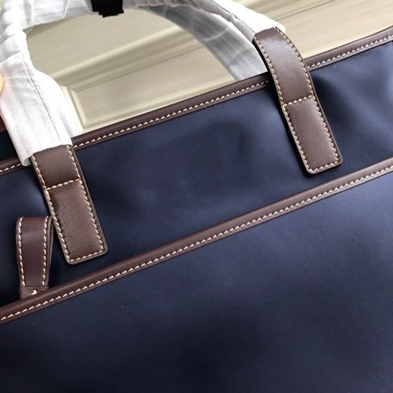 

2021 new Facebook equivalent, nylon tote bag, business casual waterproof, diagonal span zipper men's bag, free shipping