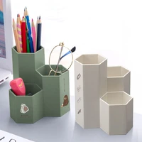 simplicity pen pencil bins stationery storage box multifunction cosmetics jewelry container office home sundries organize tool
