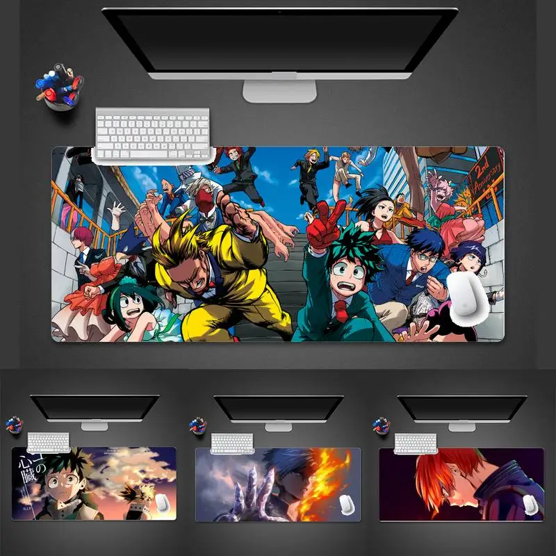 

My hero academia Unique Desktop Pad Game Mousepad X XL XXL Non-slip Cushion Thickness 2mm
