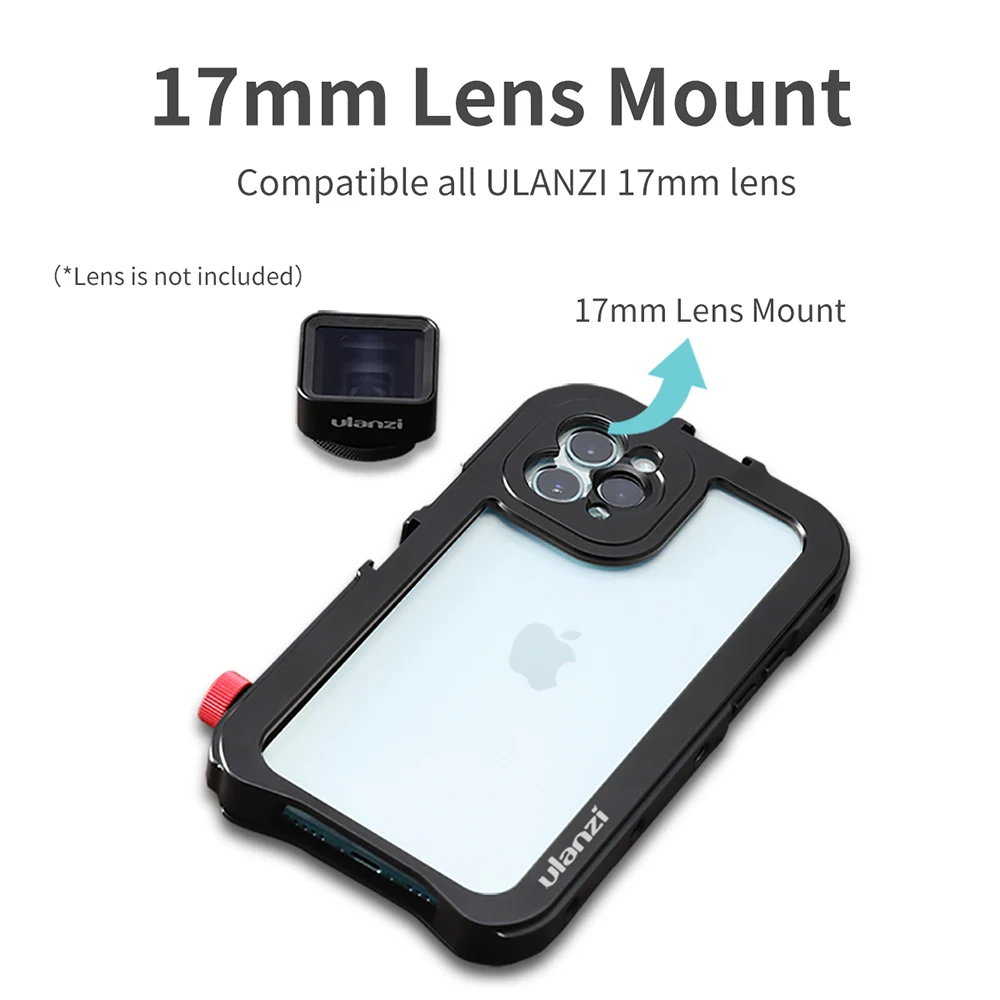 

MAMEN Phone Camera Cage For iPhone 11 Pro Max For Youtube Vlog Protecting Case Mount Photo Studio Kit