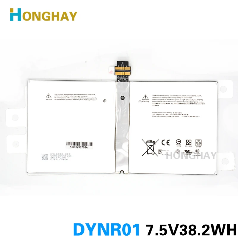 Honghay DYNR01 Планшеты Аккумулятор для Microsoft поверхности Pro4 Pro 4 1724 G3HTA027H 7.5 В 5087 мАч