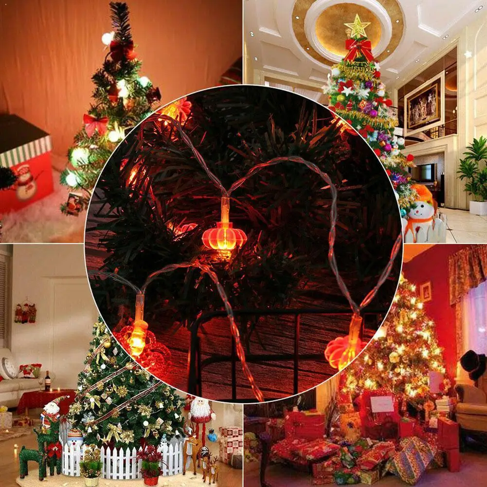 

3/6M Fu Red Lantern Chinese Knot LED String Lights Wedding Decorations Decoration New Chinese Battery Chinese 2021 Year Ope S4N3