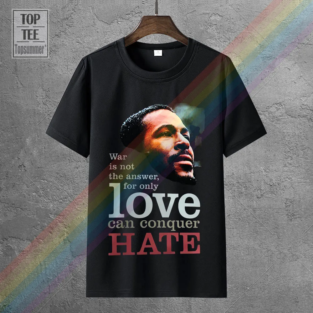 

New Popular Marvin Gaye Quotes Poster Men'S Black T Shirt S To 4Xl