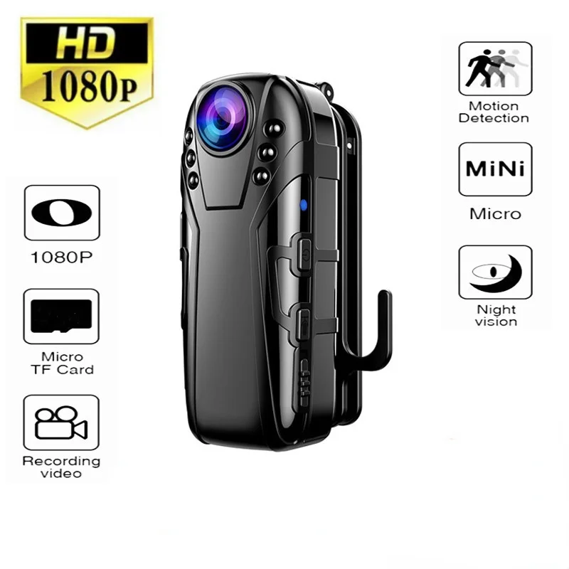

Новая мини-камера DV HD 1080P широкоугольный видеорегистратор, записывающее устройство, видеокамера ночного видения для спорта на открытом воз...