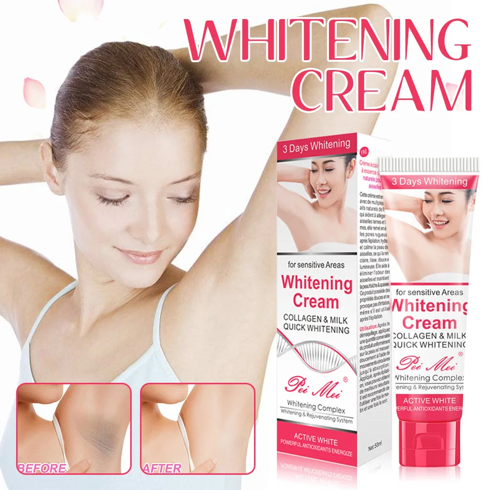 

Underarm Whitening Cream Brighten Moisturize Armpits Knees Elbows Private Areas Dark Spot Corrector Cream Get rid of dullness