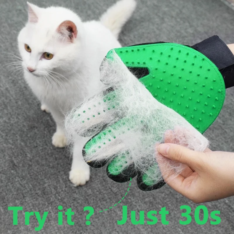 

Pet Care Glove Cat Grooming Glove Deshedding Cat Brush Gloves Dog Comb for Cat Supplies Bath Clean Massage Hair Remover Brush