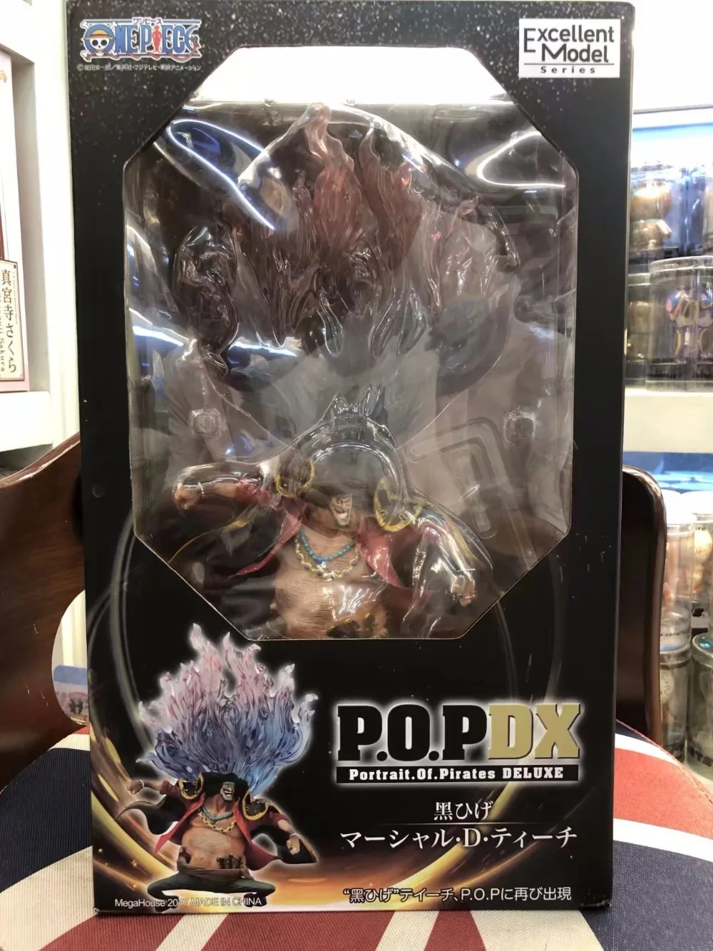 

20cm One piece Marshall D Teach Anime New Action Figure New New Collection figures for friends gifts