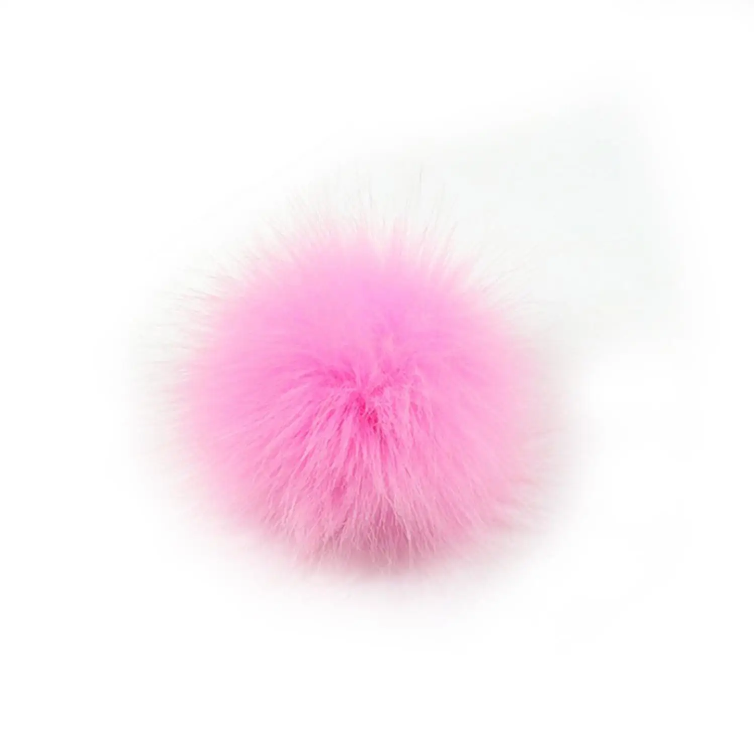 Pink-8cm Цветной 8/10 см большой помпон из натурального искусственного меха лисы меховой помпон для женщин шапка Меховые помпоны для шапок шапка s для вязаной шапки - Цвет: Pink-8cm