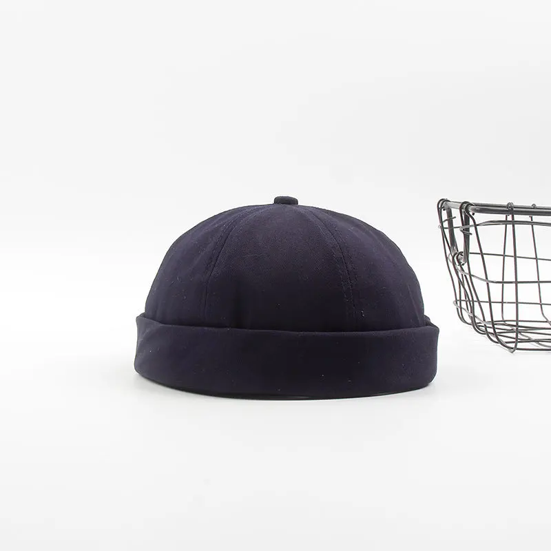 

New Cool Fashion Landlord Beanie Hat Men Street Trendy Hip-hop Hat Caps Brimless Melon Cap Beanies For Men Wholesale