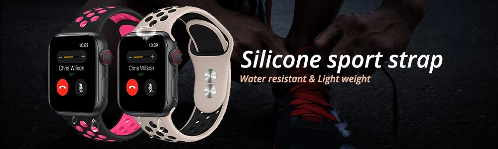 Силиконовый ремешок для Apple Watch 42 мм 5 4 3 iwatch ремешок 38 мм 44 мм 40 мм pulseira correa Браслет Смарт часы аксессуары петля