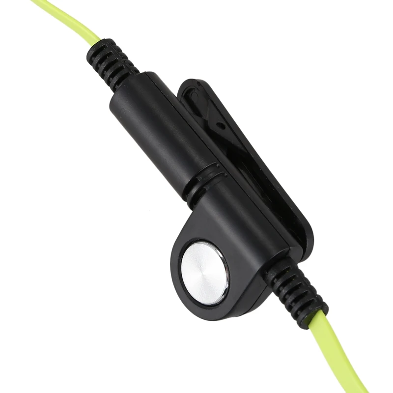 2 Pin Лапша Стиль наушник K разъем гарнитура для Baofeng Uv5R Bf-888S радио зеленый провод |