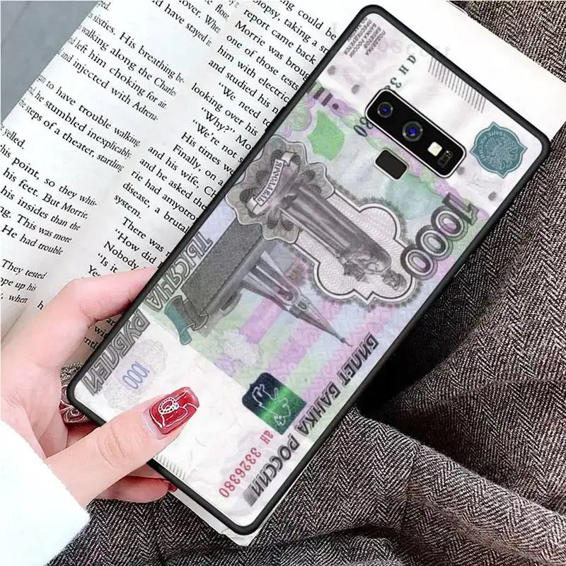 

Russian Ruble Currency Money Phone Cases For Samsung Galaxy S8 S9 S10 Plus S10E Note 3 4 5 6 7 8 9 10 Pro Lite cover