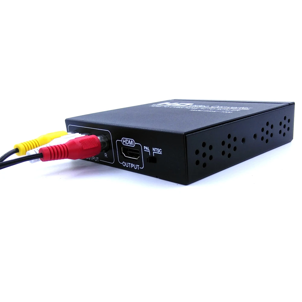 Автоскалер с HDMI на CVBS AV/HDMI Поддержка кода NTSC/ PAL HDCP для ТВ VHS VCR DVD рекордеров