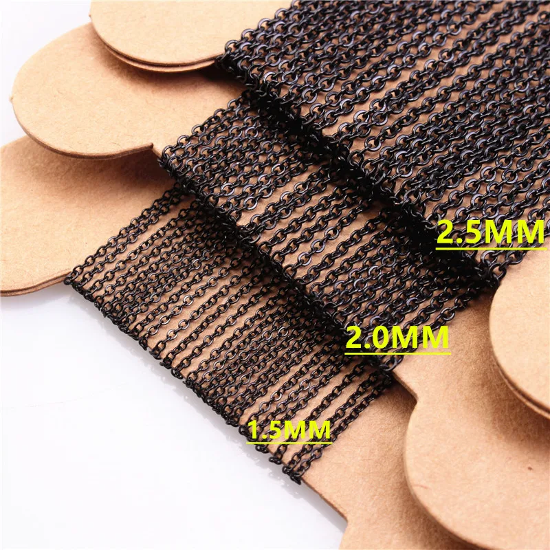 3/5 метров 16 4 фута цепочка из нержавеющей стали удлинитель колье витой крест цепи