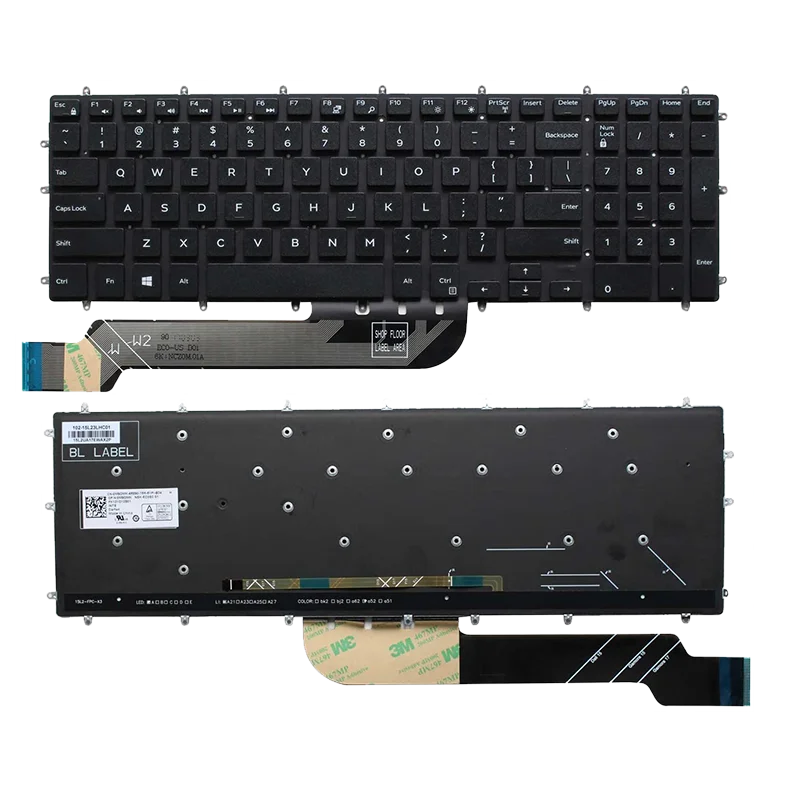 Для ноутбука Dell клавиатура с подсветкой Inspiron15-7000 7566 7567 7568 7577 5567 7587 7570 Dns Shop Clevo Packard