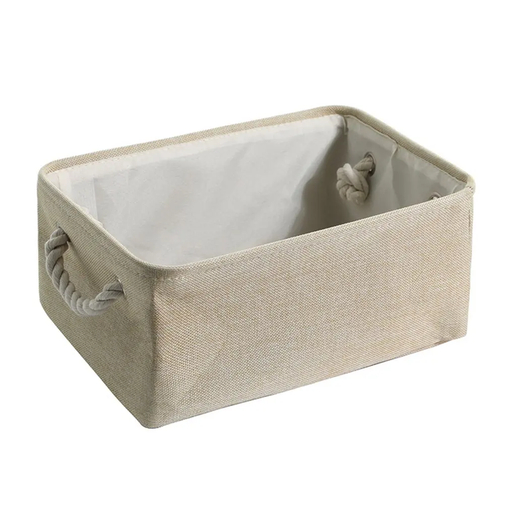 

Foldable Storage Basket Clothing Sundries Organizer Fashion Home Groceries Storage Box Kindergarten Home Office Debris Storing