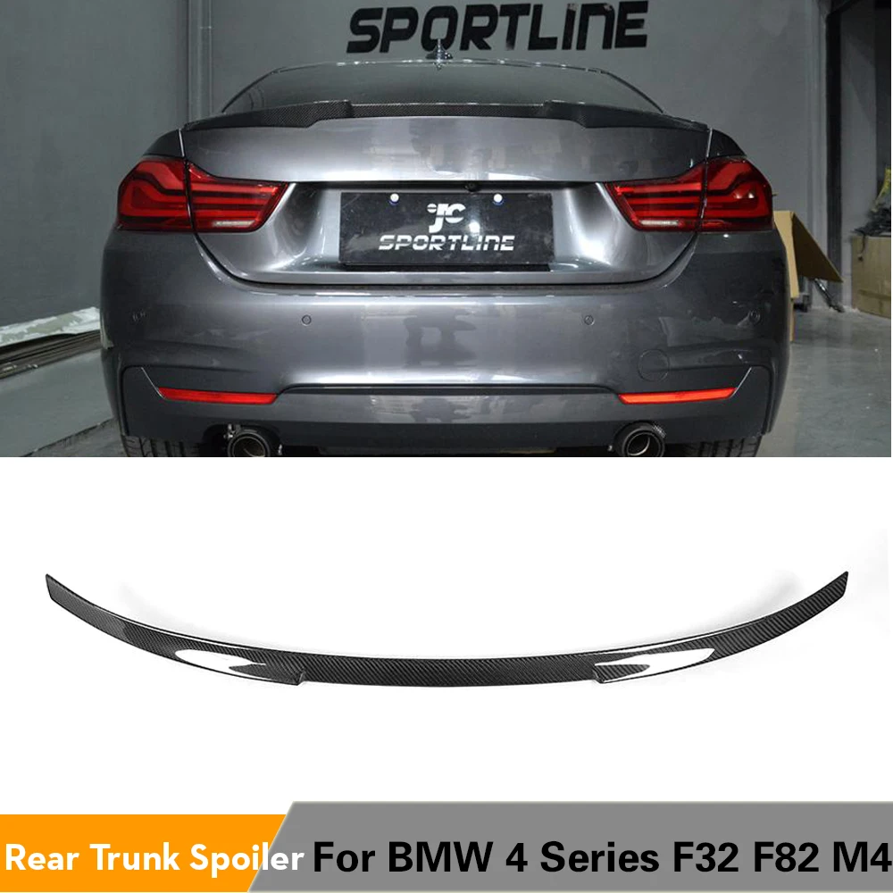 Задний спойлер для BMW 4 серии F32 428i 435i Base Coupe M Sport F82 M4 2014 2018 крылья багажника губа из
