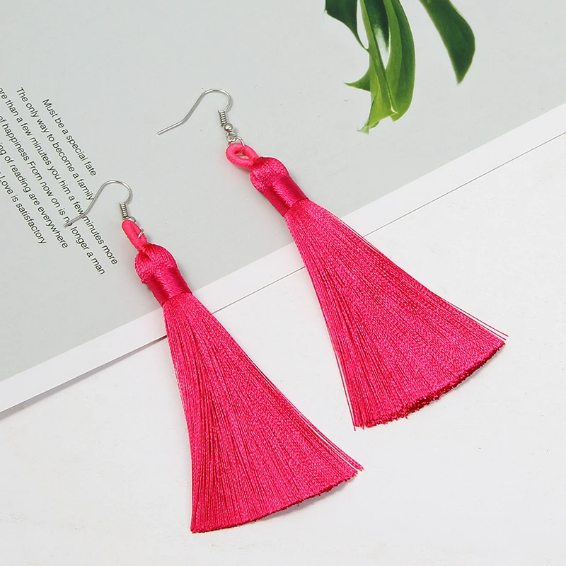 Женские серьги капельки Qtian длинные Винтажные в стиле панк для вечеринок