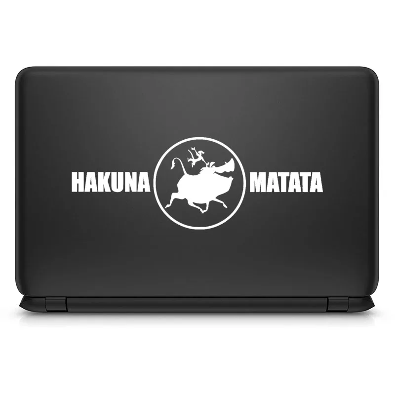 Hakuna Matata означает что не волнуйтесь наклейка для ноутбука Macbook Pro 16 дюймов Air Retina 11 12