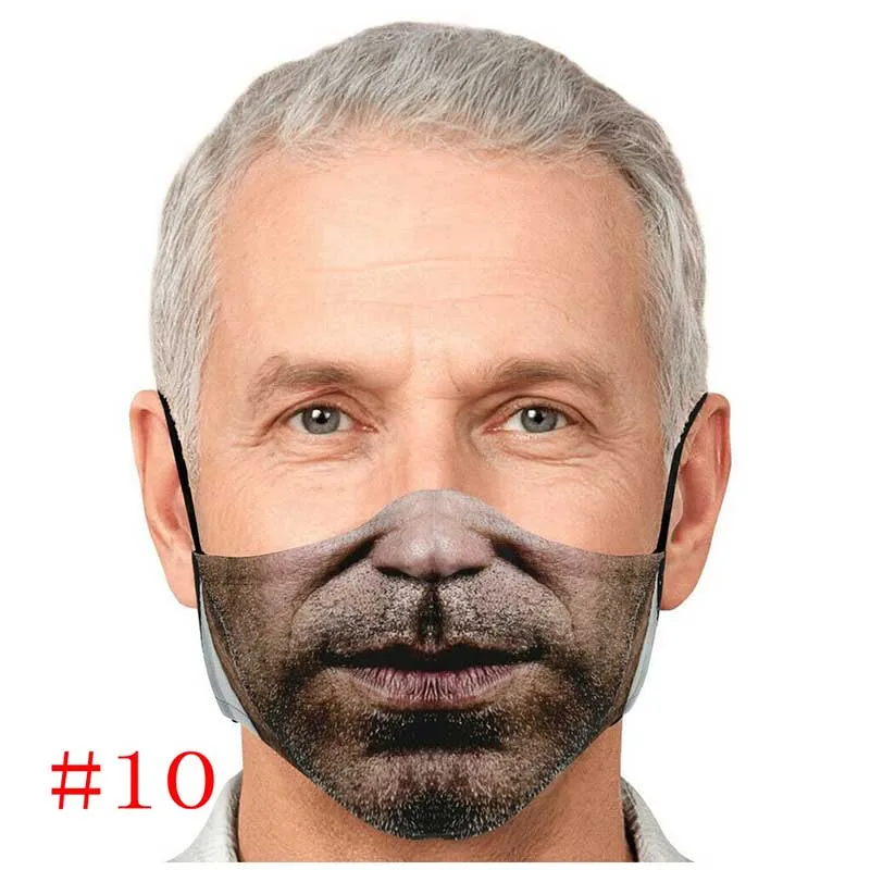 

Funny Face Mask Dustproof Protective Face Mouth Cover Outdoor Wnidproof Mouth Caps Mondmaskers Masques for Men Women 2020