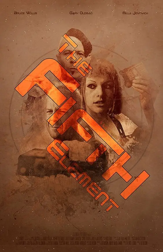 Mark of The Fifth Element Film Poster Classic Retro Vintage Kraft Canvas DIY Wall Sticker Home Bar Posters Decoration Gift | Дом и сад