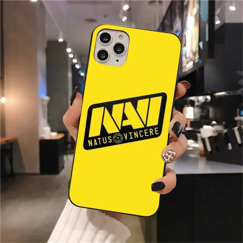 Черный мягкий чехол natus vincere navi для iPhone 11 pro XS MAX 8 7 6 6S Plus X 5S SE 2020 XR|Бамперы| |