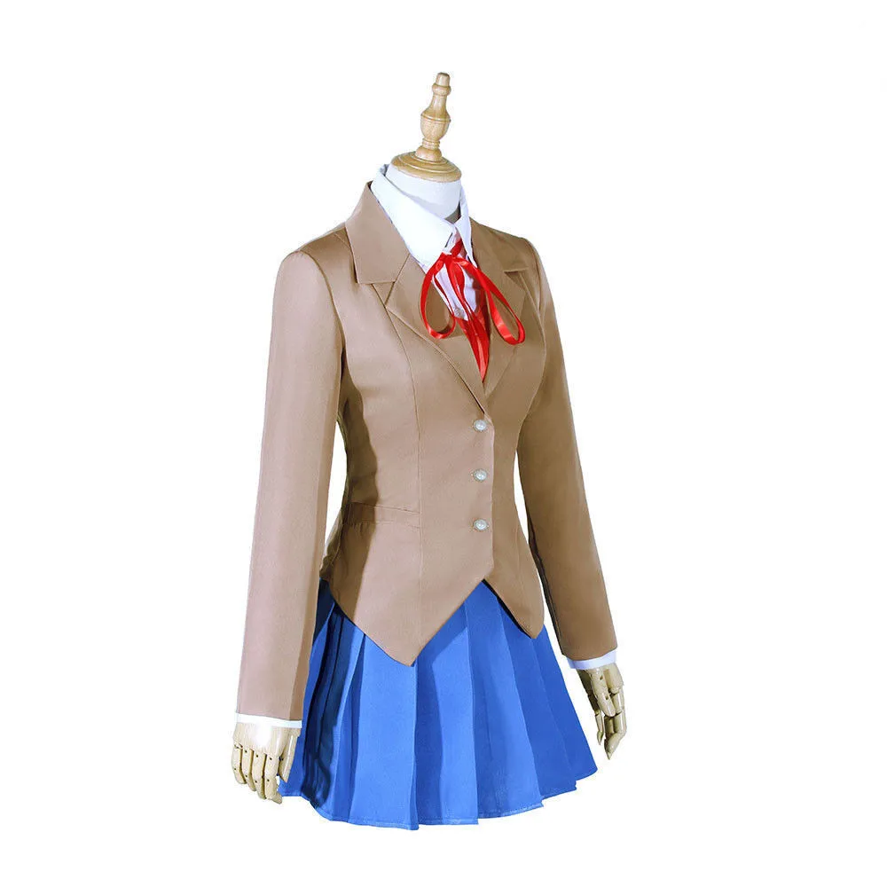 Doki Literature Club Monika Косплей Sayori Yuri Natsuki Костюм Школьная форма женский костюм |
