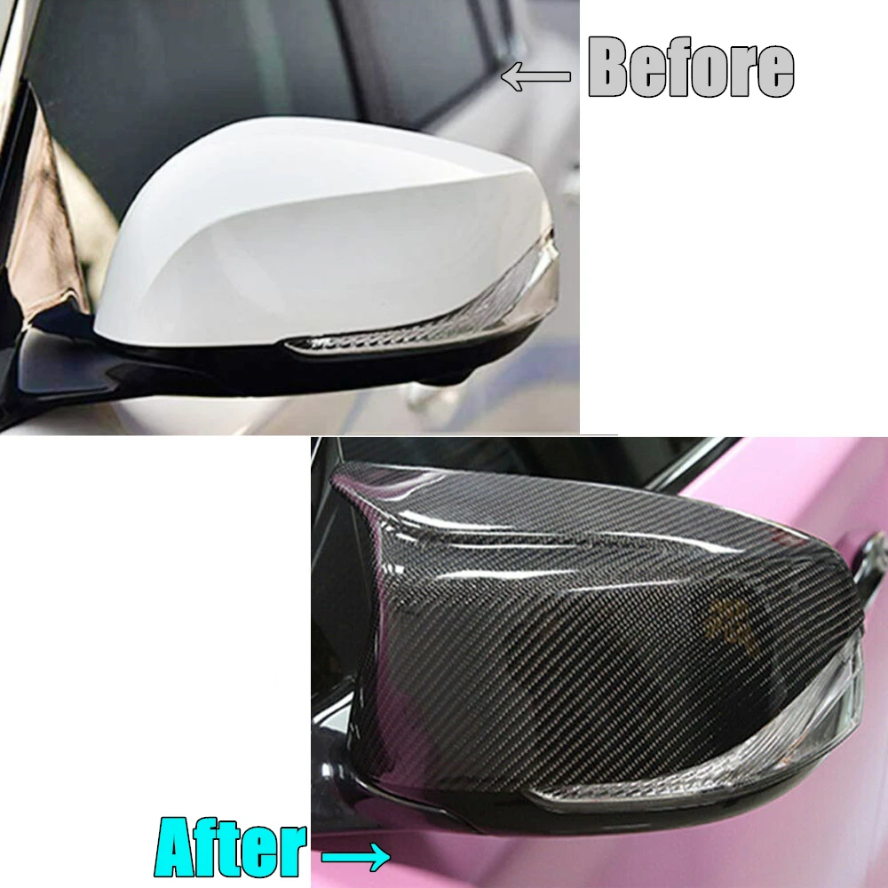 Чехол для зеркала заднего вида глянцевый черный чехол Infiniti Q50 Q60 QX30 Q70 2014-2021 2 шт. |