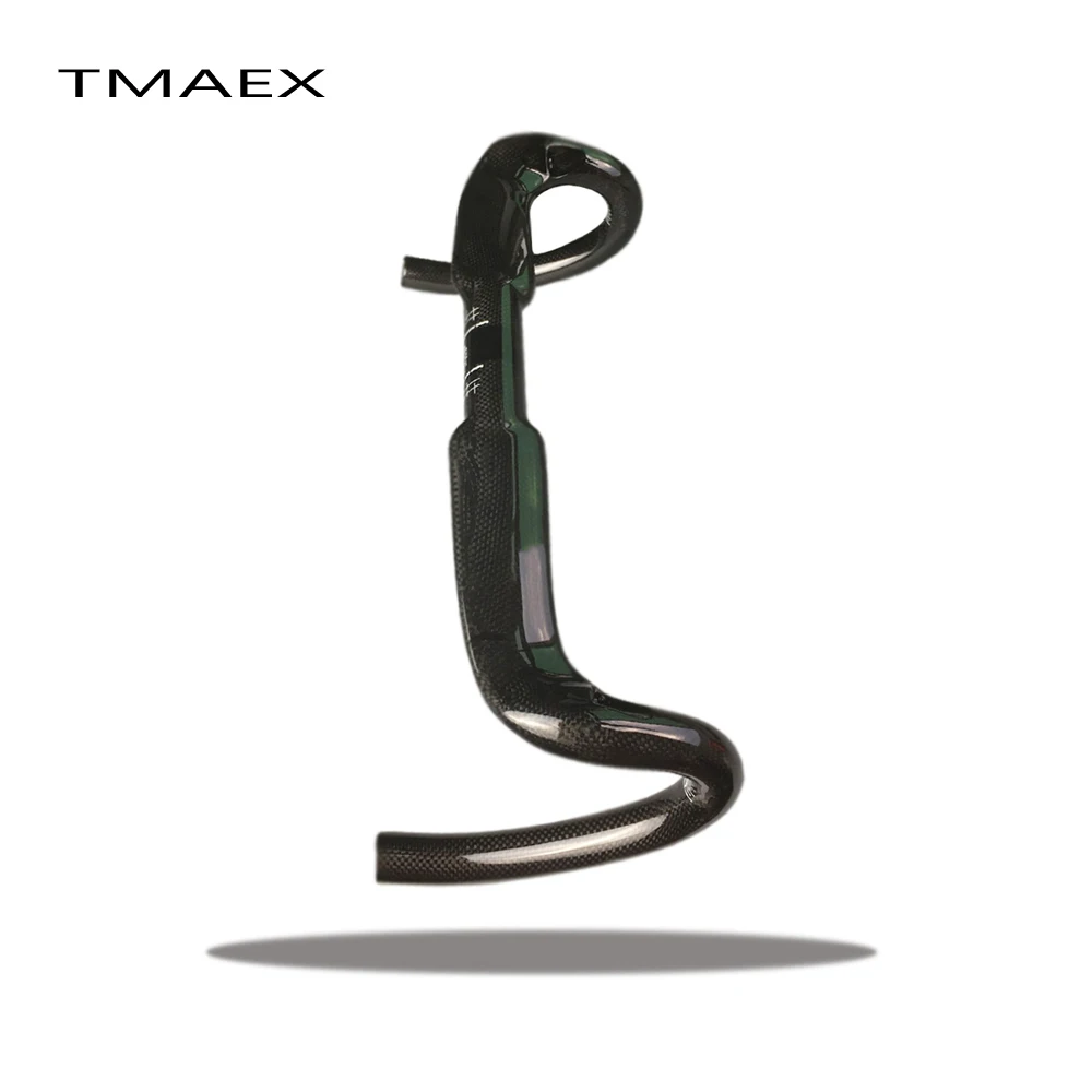 Без логотипа углеродная ручка для шоссейного велосипеда изогнутый руль