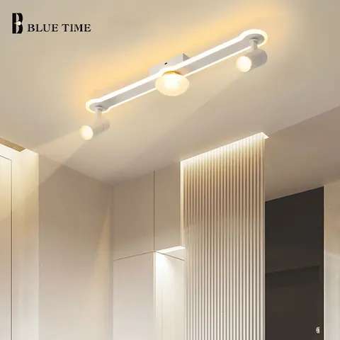 LED современный потолочный светильник светодиодный потолочный светильник для магазина одежды выставочный зал потолочный светильник для лестницы проход Бесплатная доставка алюминиевые светодиодные лампы