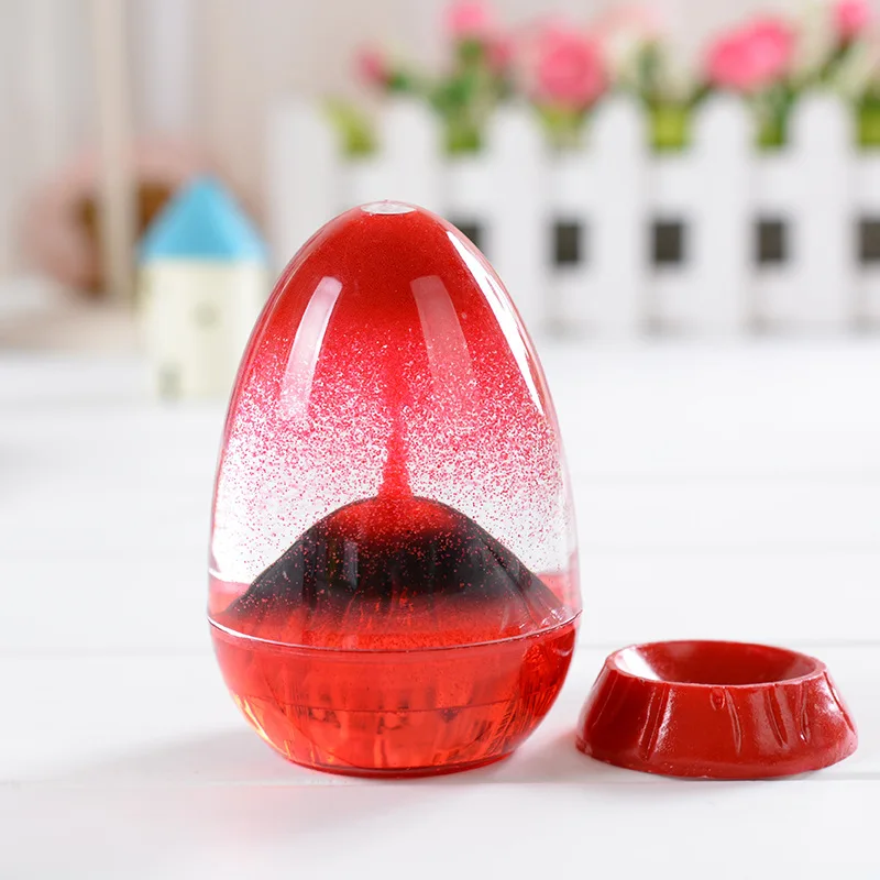 

Volcanic eruption oil drops pose new strange fun hourglass decoration home creative gift birthday holiday