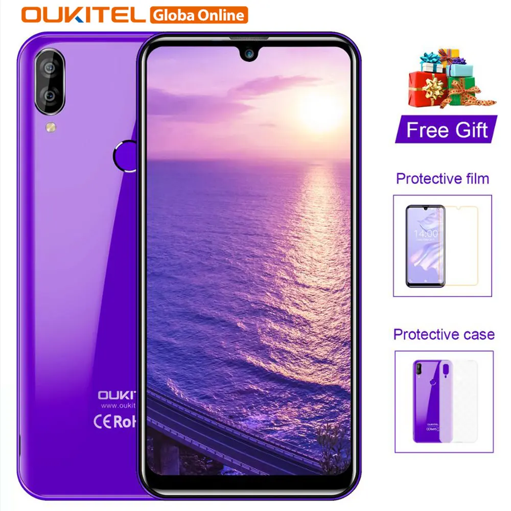 OUKITEL C16 Pro мобильный телефон 3 Гб/32 ГБ четырехъядерный 5 71 &quotмобильный 2600 мАч